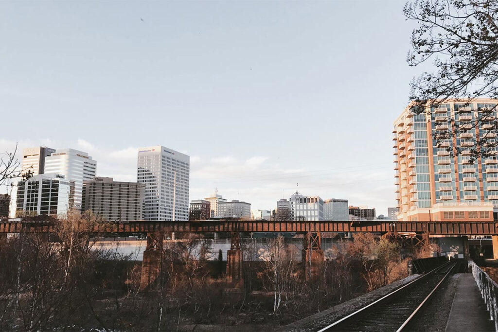 Train tracks in Richmond, VA (RVA)