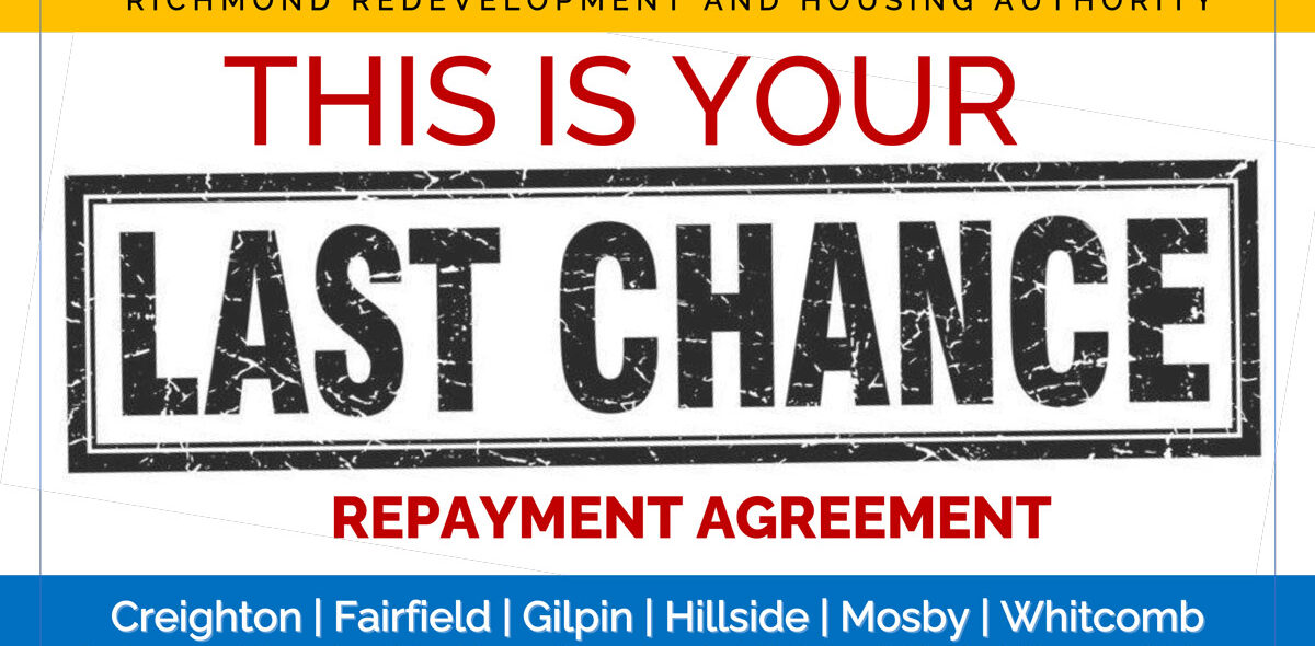 Last Chance Repayment Agreement