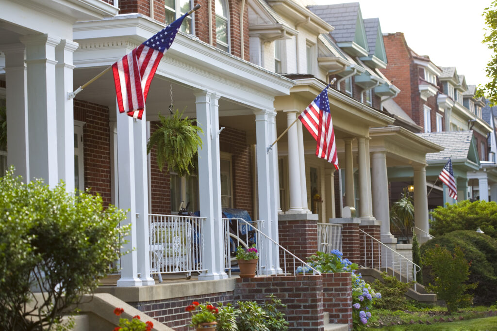 Patriotic Townhouses In Richmond Virginia